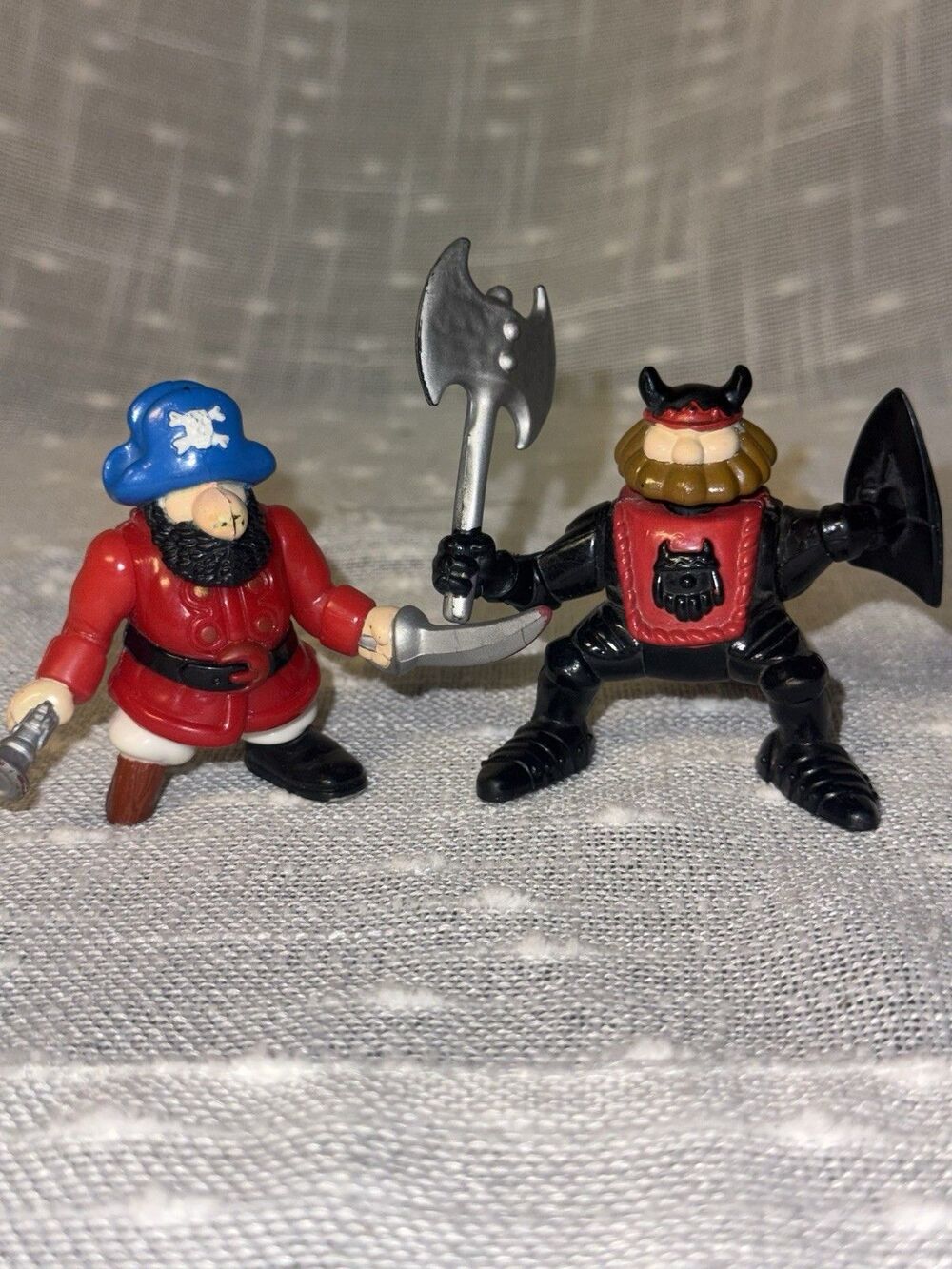 Vintage Fisher Price Pirate and Knight Figures